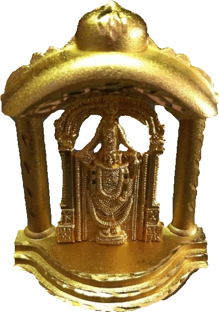 Golden_ Lord_ Balaji_ Statue