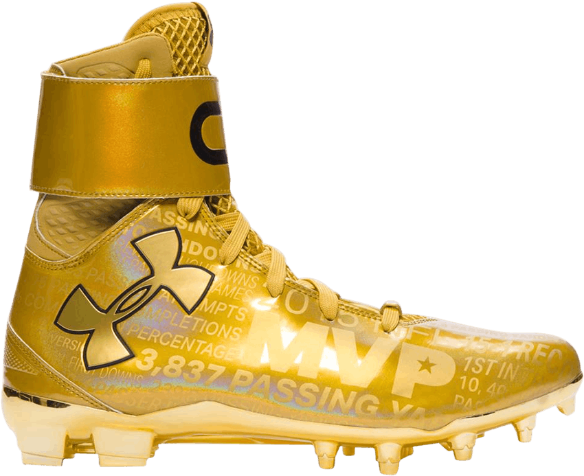 Golden M V P Football Cleat