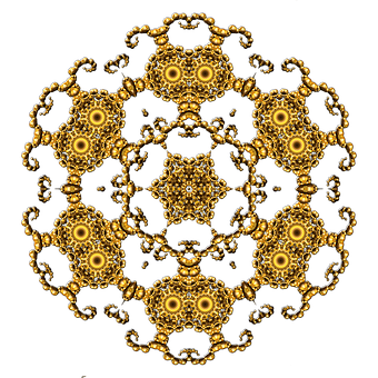 Golden Mandelbrot Zoom