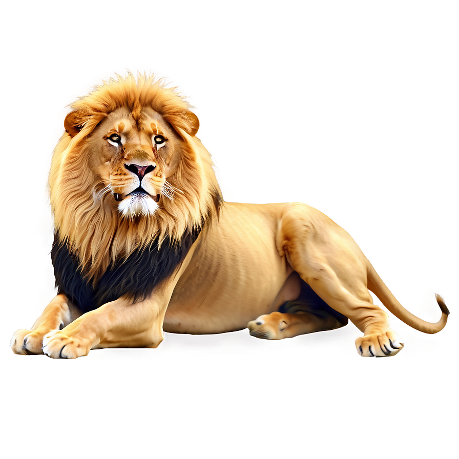 Golden Mane Lion Png Ske