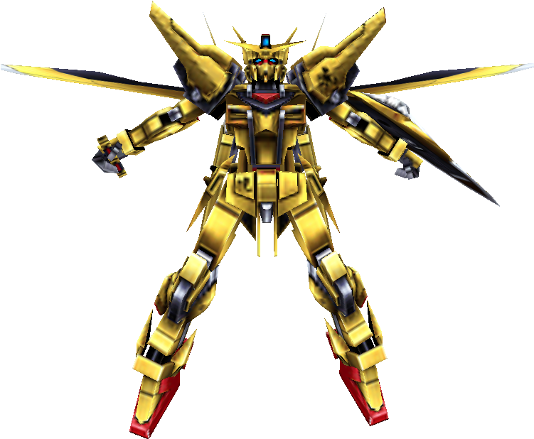 Golden_ Mecha_ Gundam_ Pose