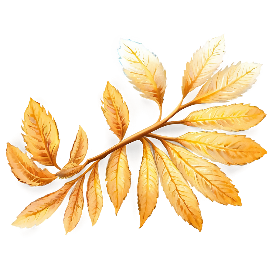 Golden Mississippi Fall Foliage Png Udf85