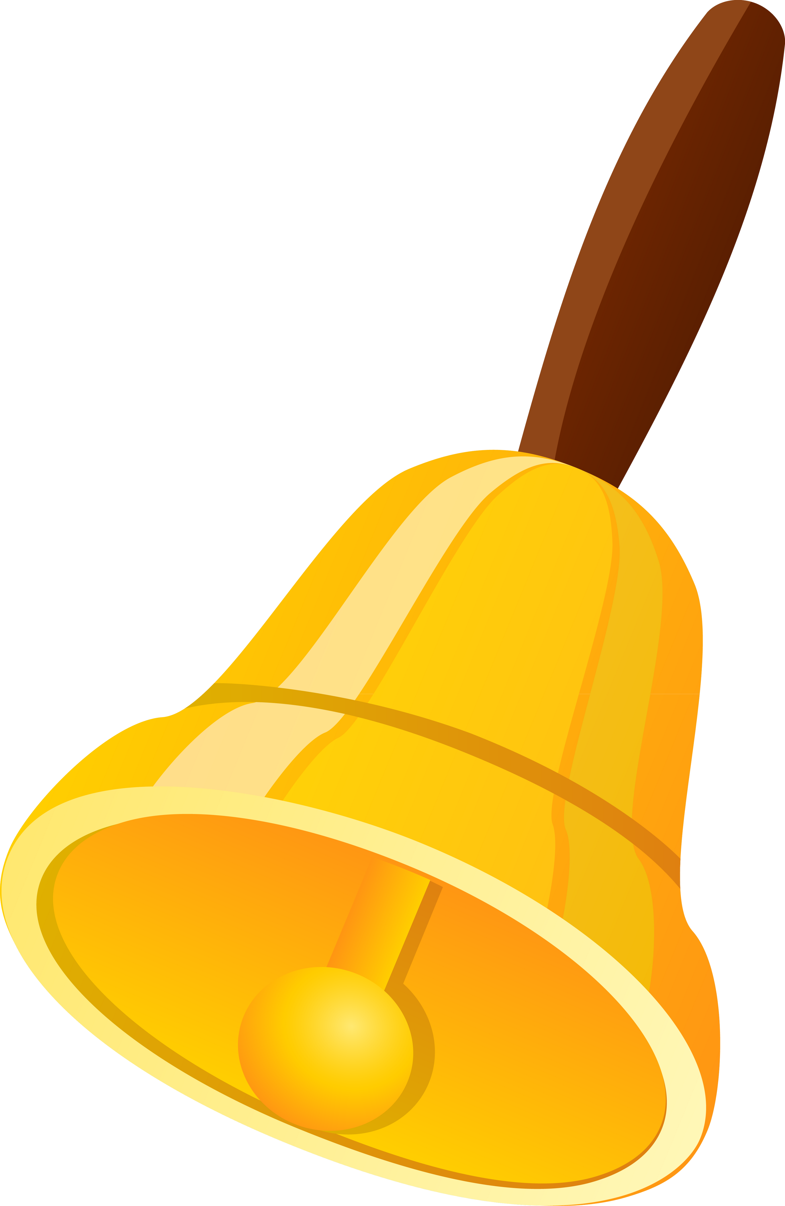 Golden Notification Bell Icon