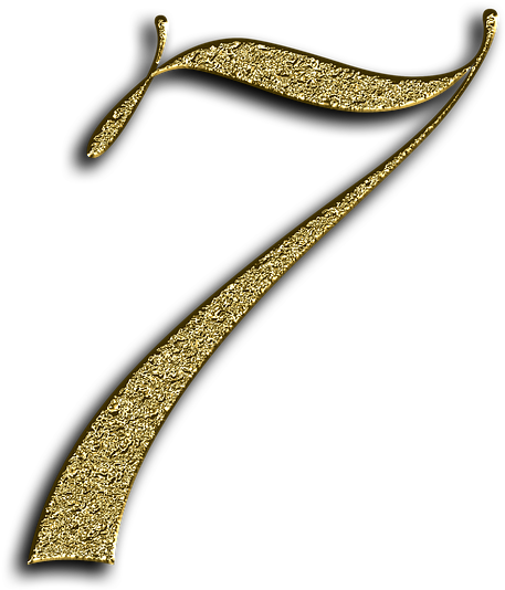 Golden Number7 Graphic