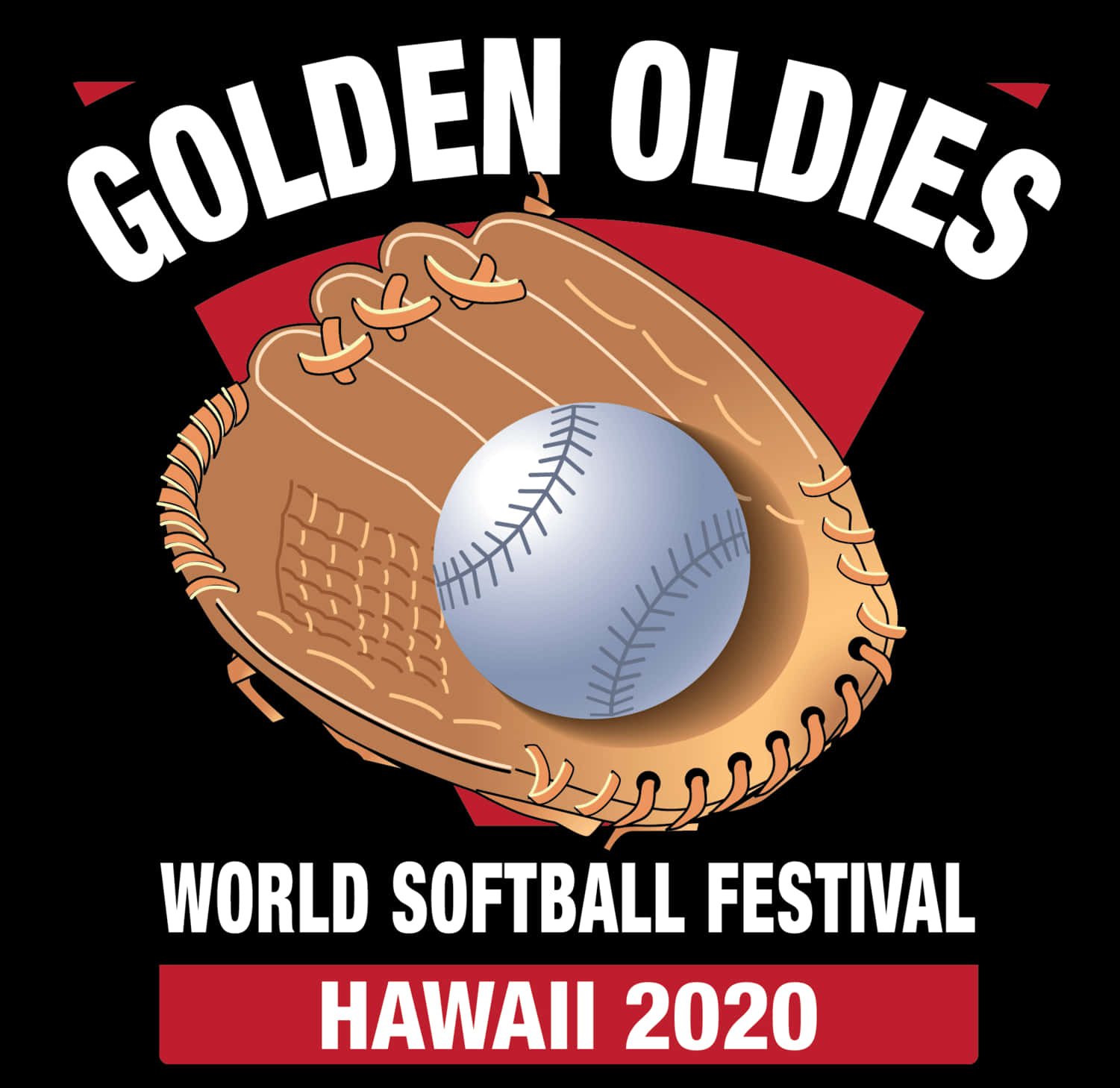 Golden Oldies World Softball Festival Hawaii2020 Logo