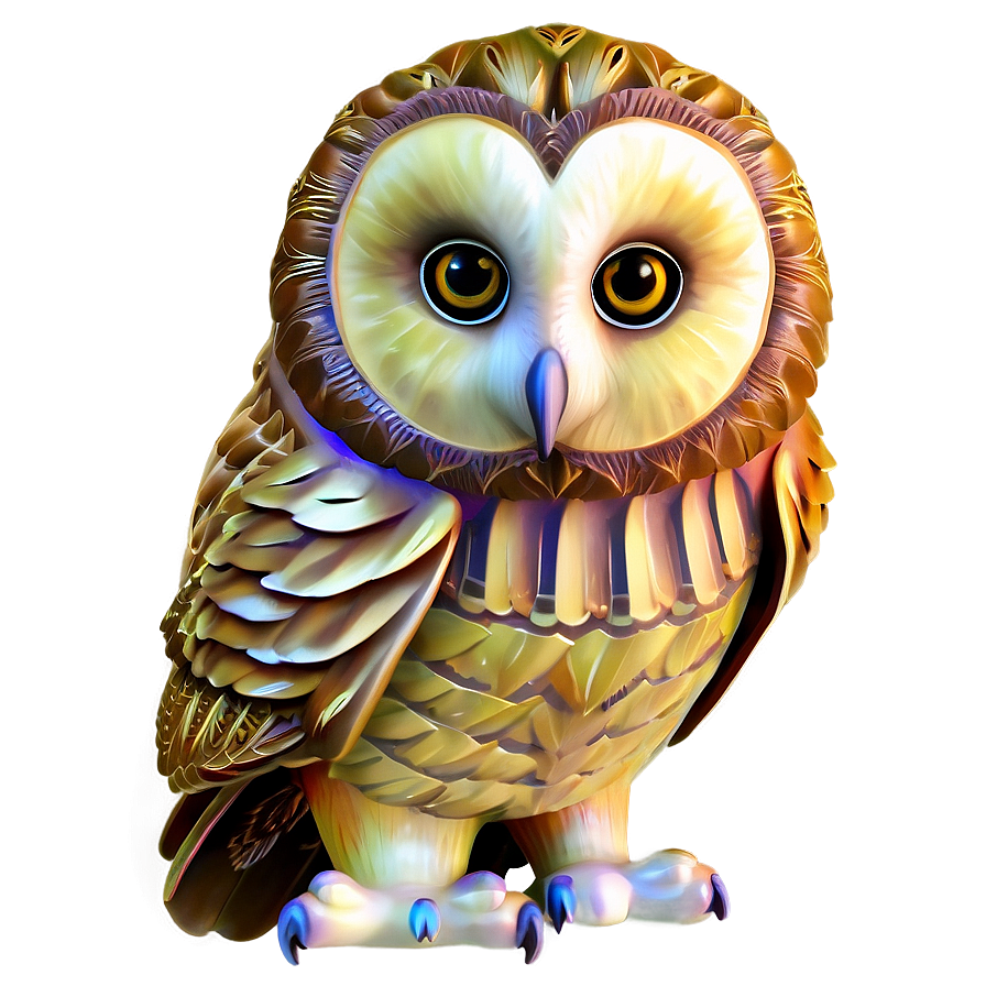 Golden Owl Png 68