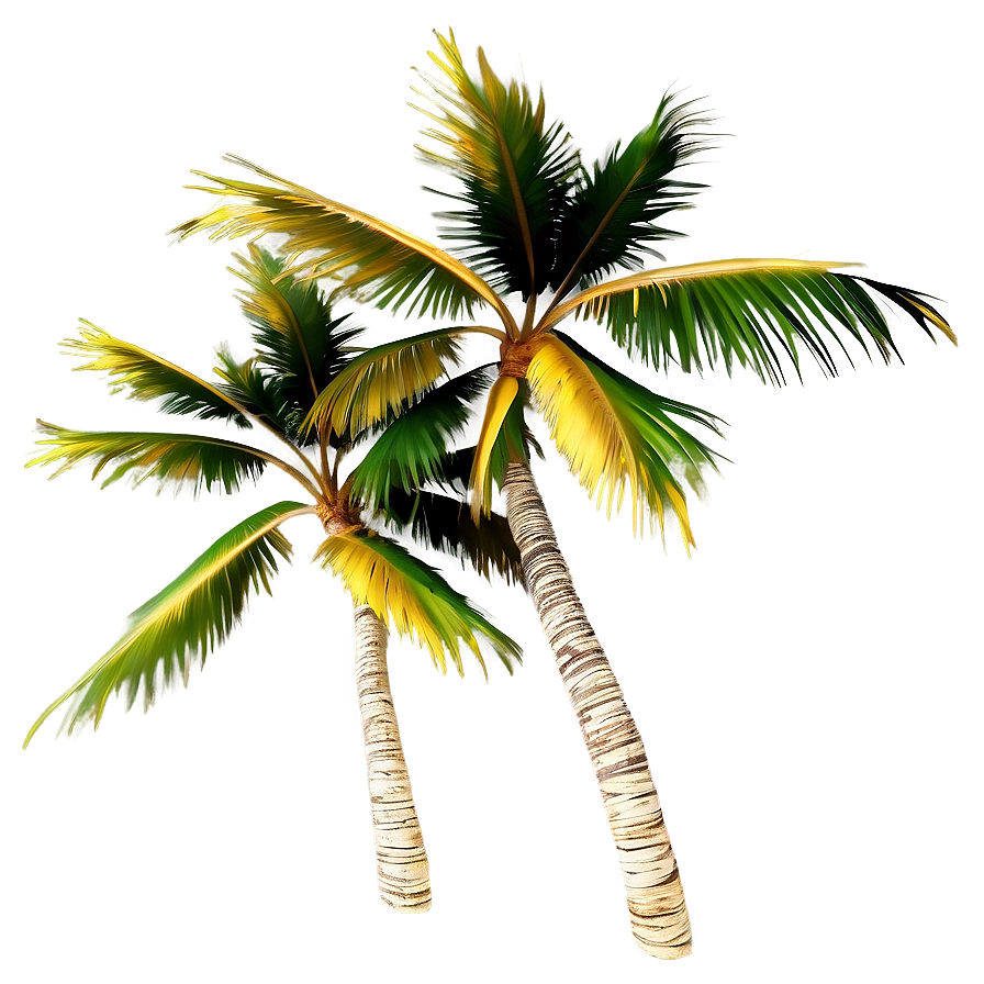 Golden Palm Tree Png Jjg