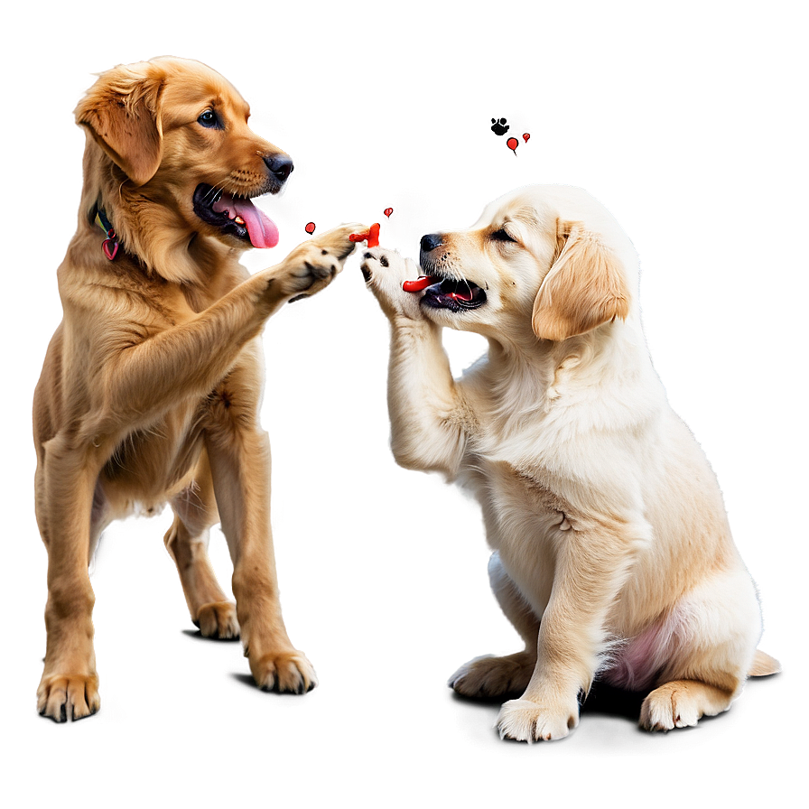 Golden Retriever Puppy Eating Png 06252024