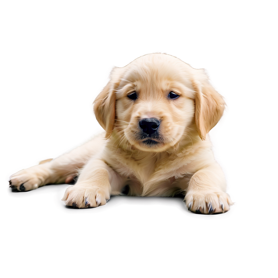 Golden Retriever Puppy Winking Png Wkl