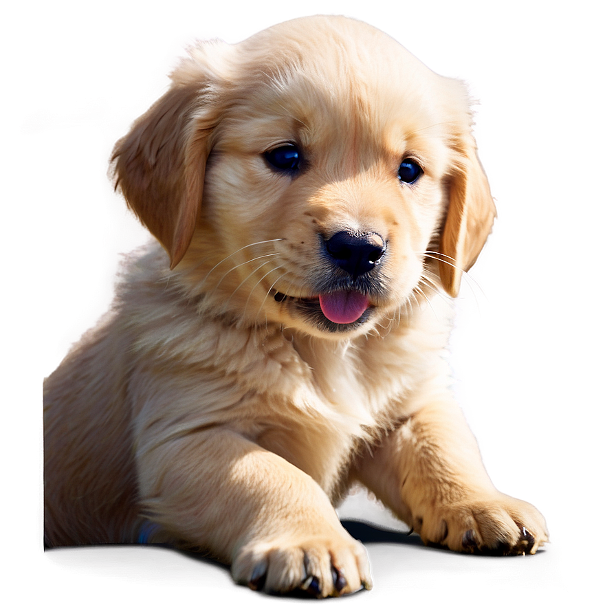 Golden Retriever Puppy With Puppies Png Qnx