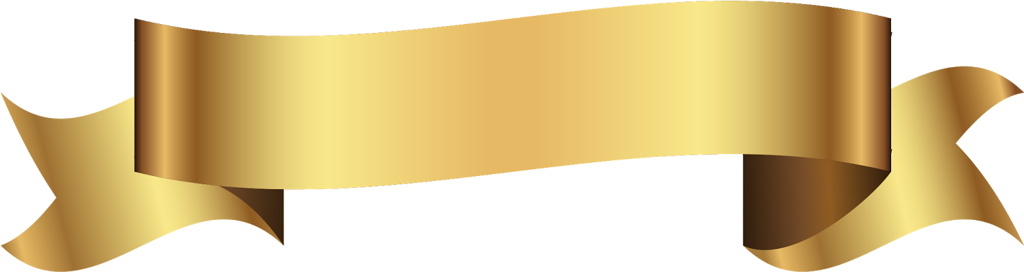 Golden Ribbon Banner Background