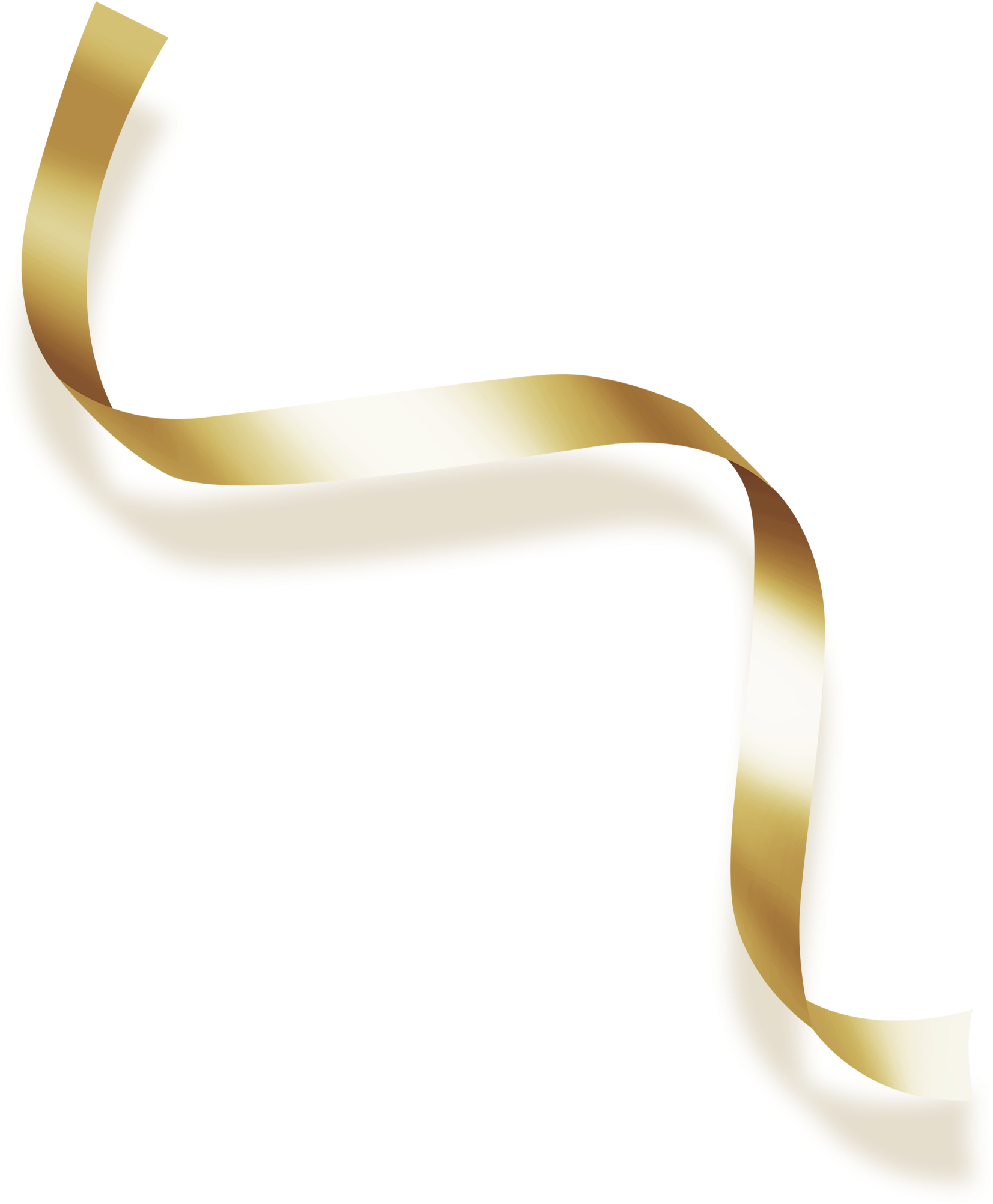 Golden Ribbon Elegance