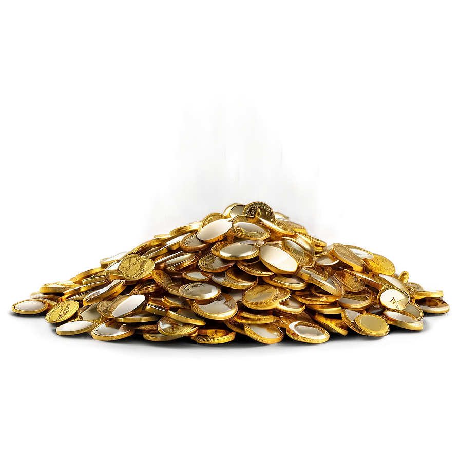 Golden Riches Pile Png Xbh41