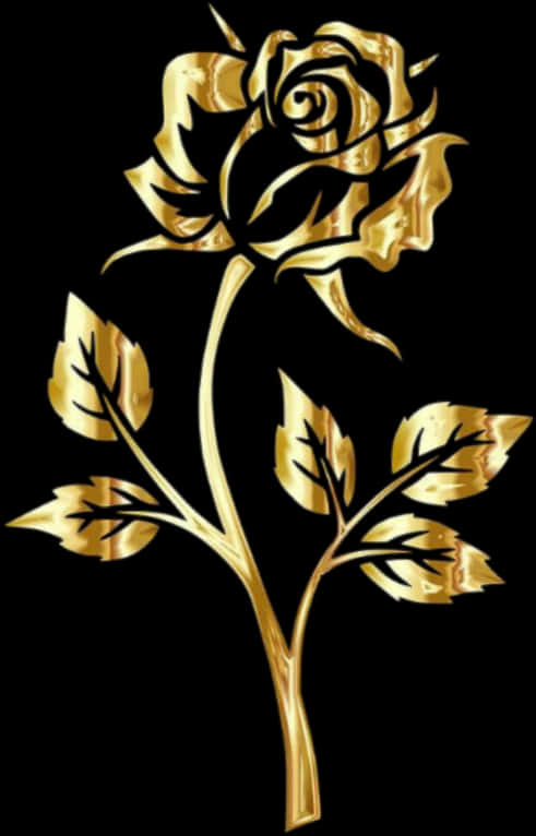 Golden Rose Artwork