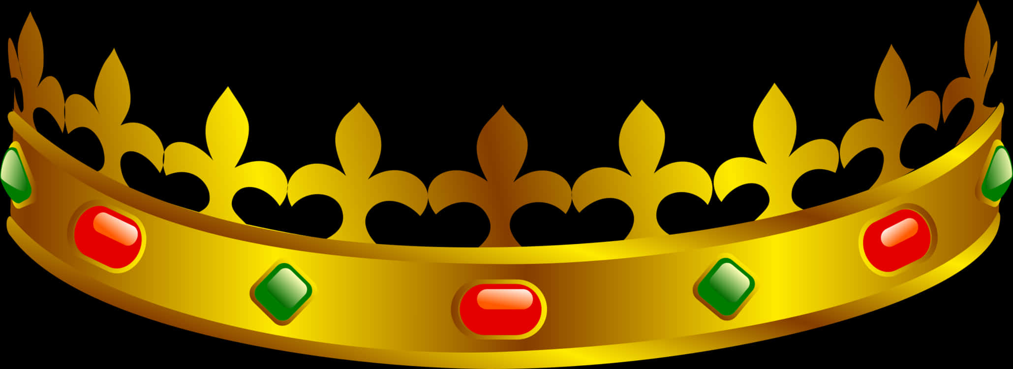 Golden Royal Crownwith Gems