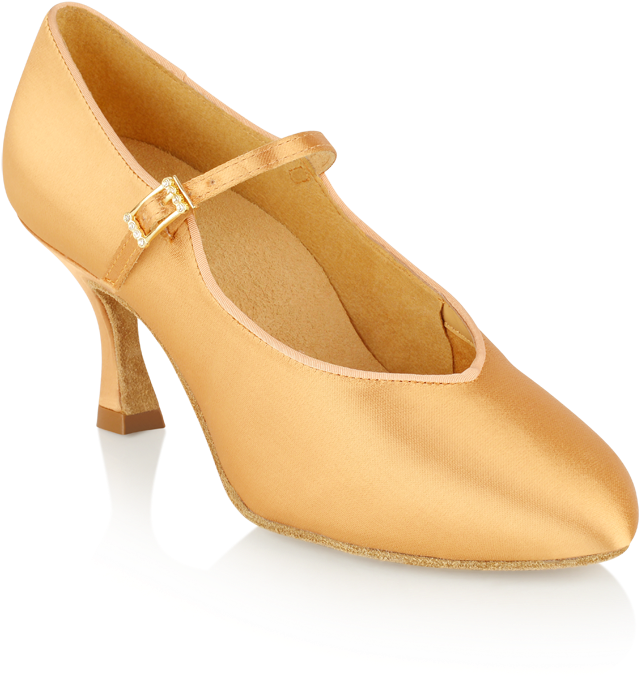 Golden Satin Dance Shoe