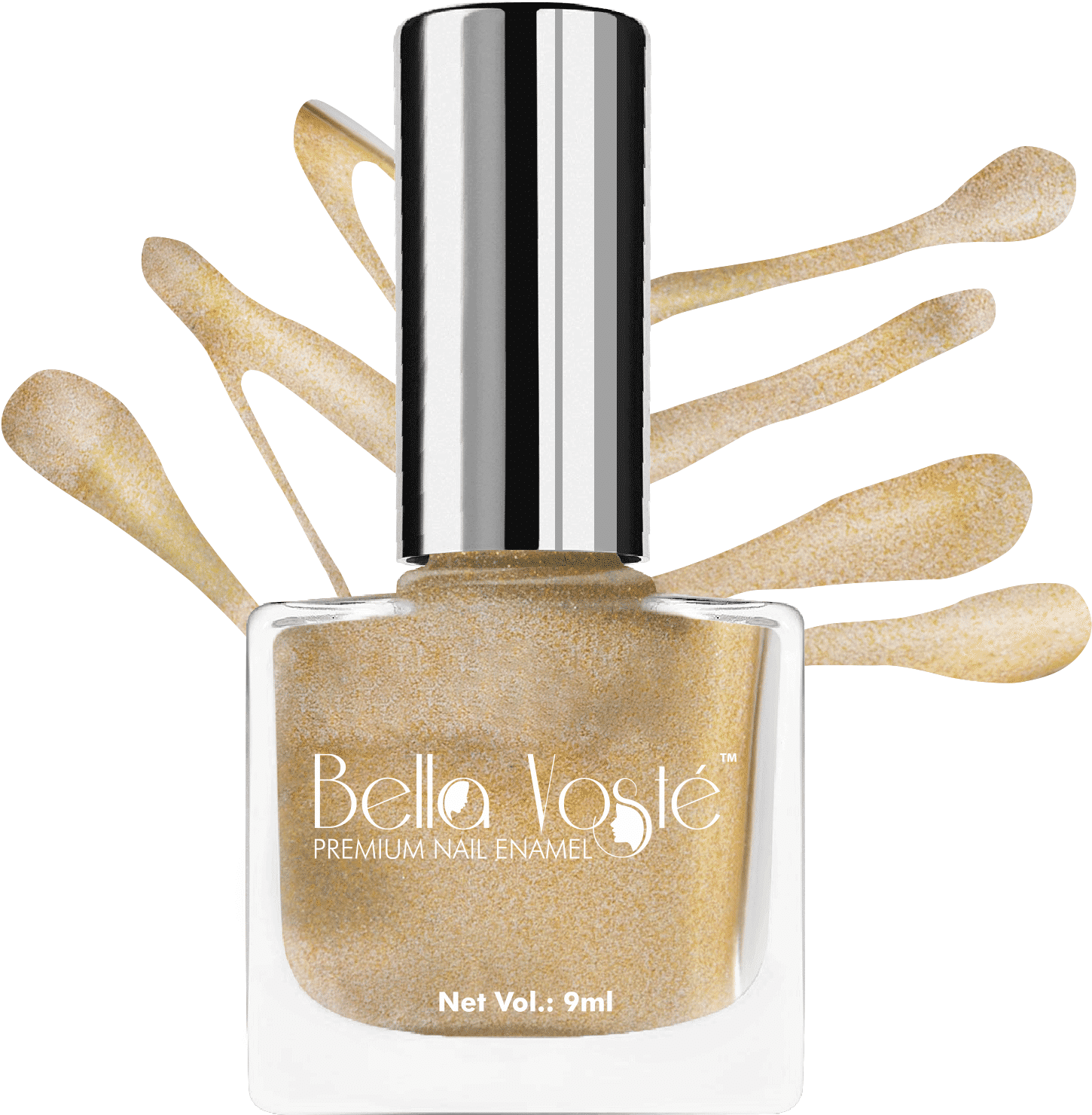 Golden Shimmer Nail Polish Bella Voste