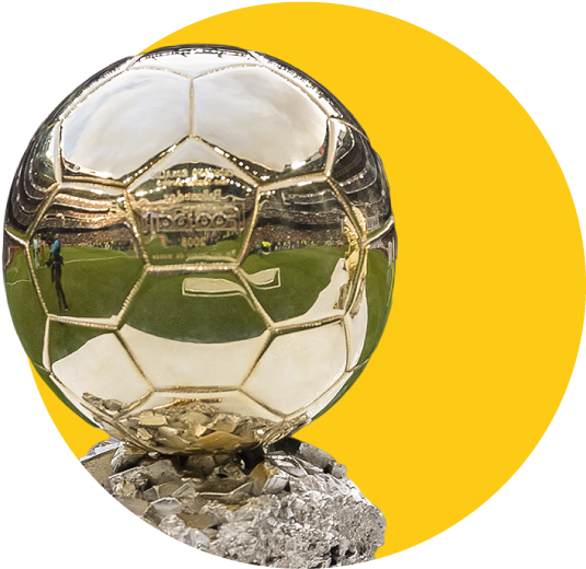 Golden Soccer Ball Trophy