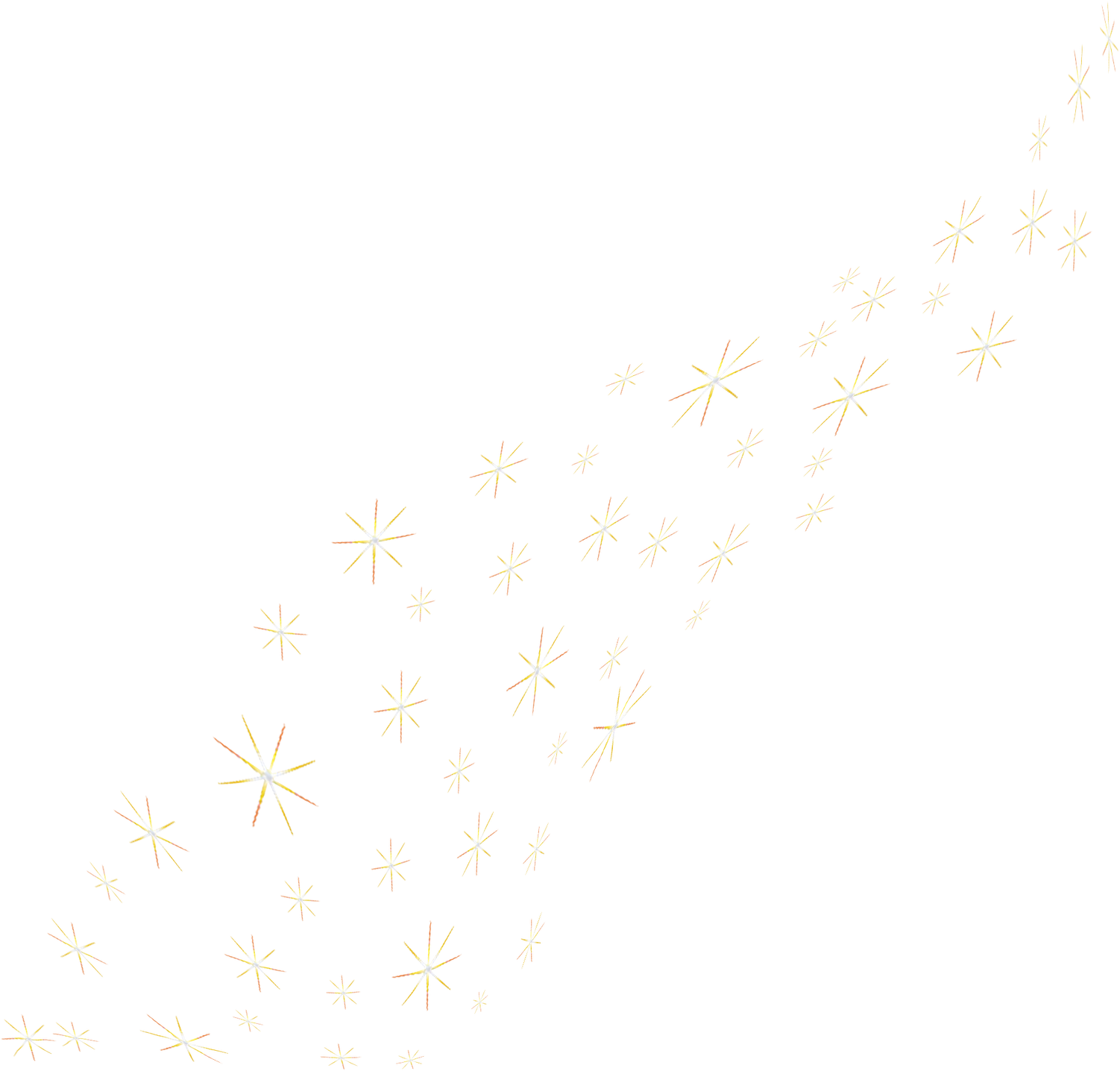Golden Sparkleson Navy Background