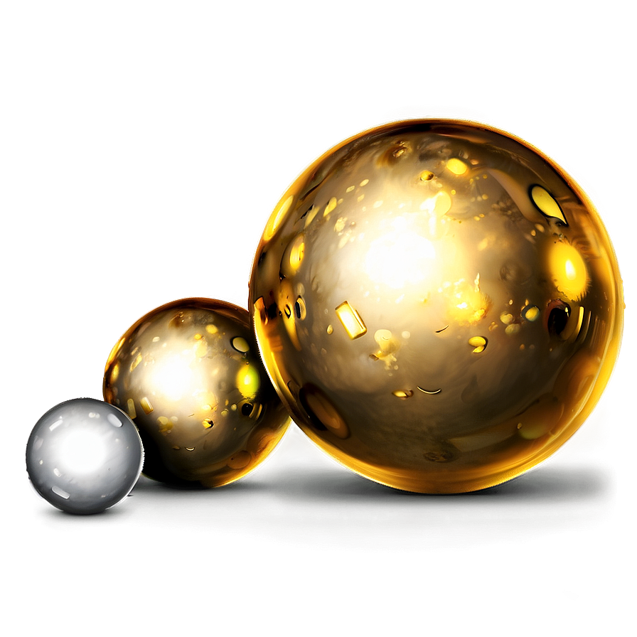 Golden Sphere Ball Png Tnn89