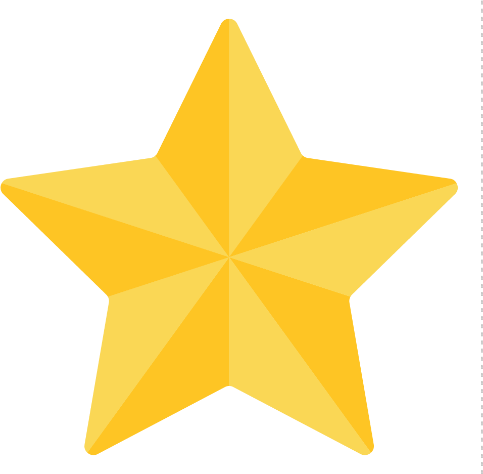 Golden Star Clipart Graphic