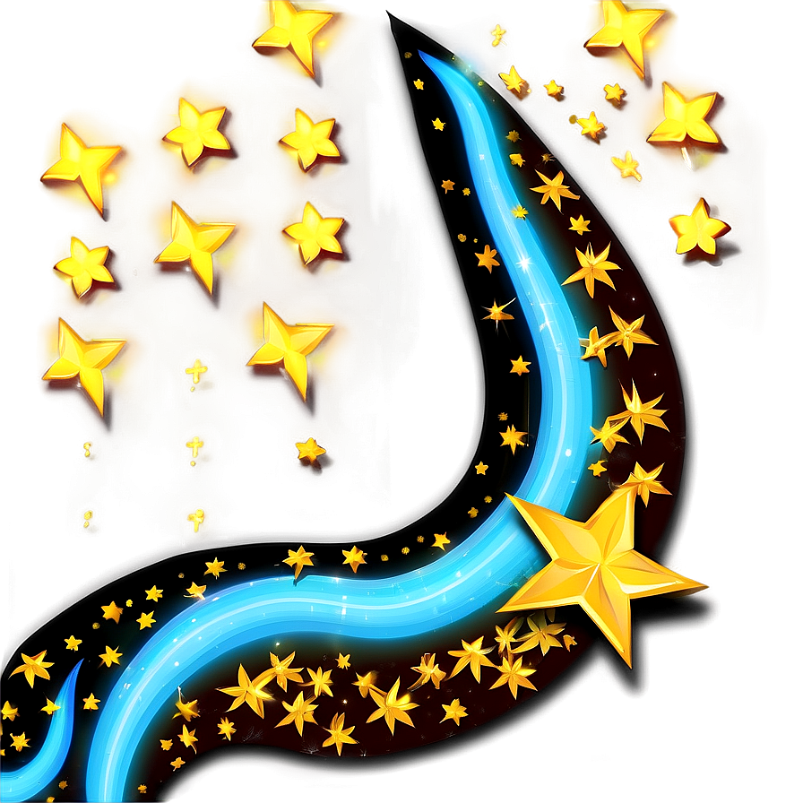 Golden Star Design Png Vml20