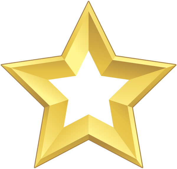 Golden Star Icon