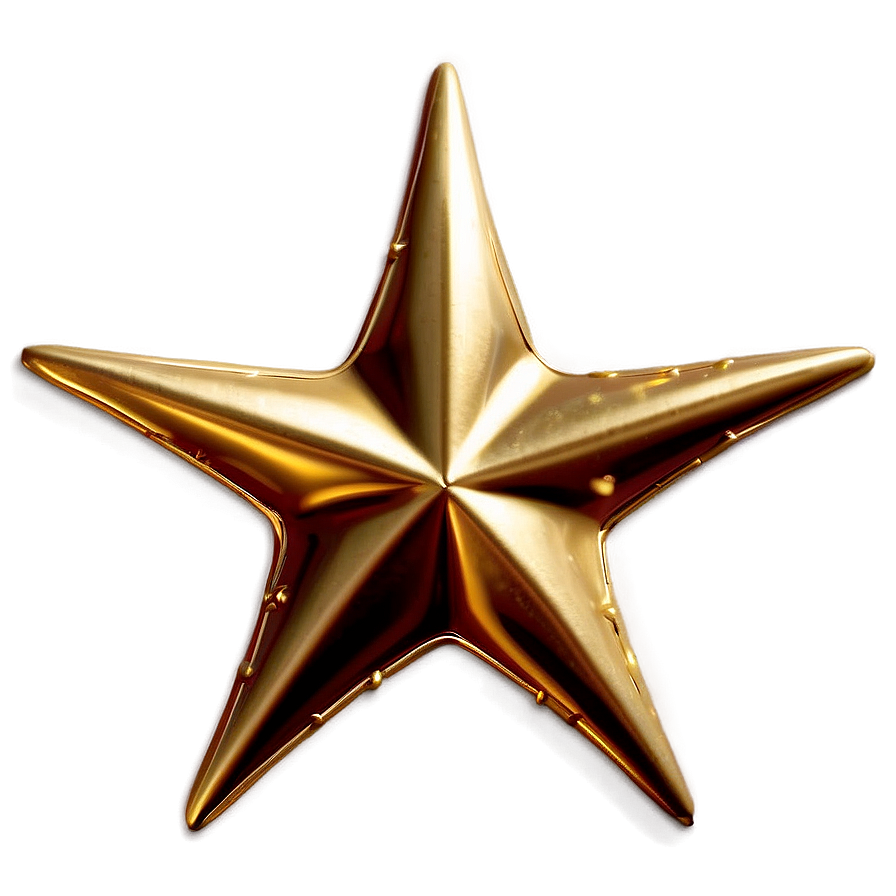 Golden Star Transparent Png 6