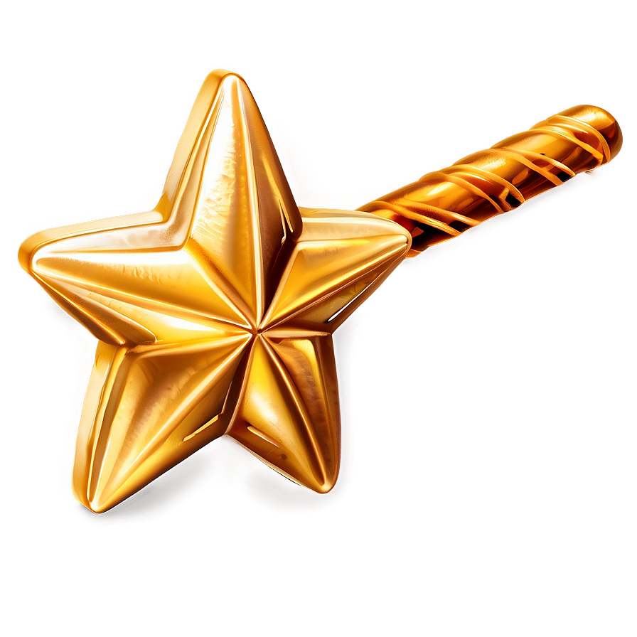 Golden Star Wand Png Ewa