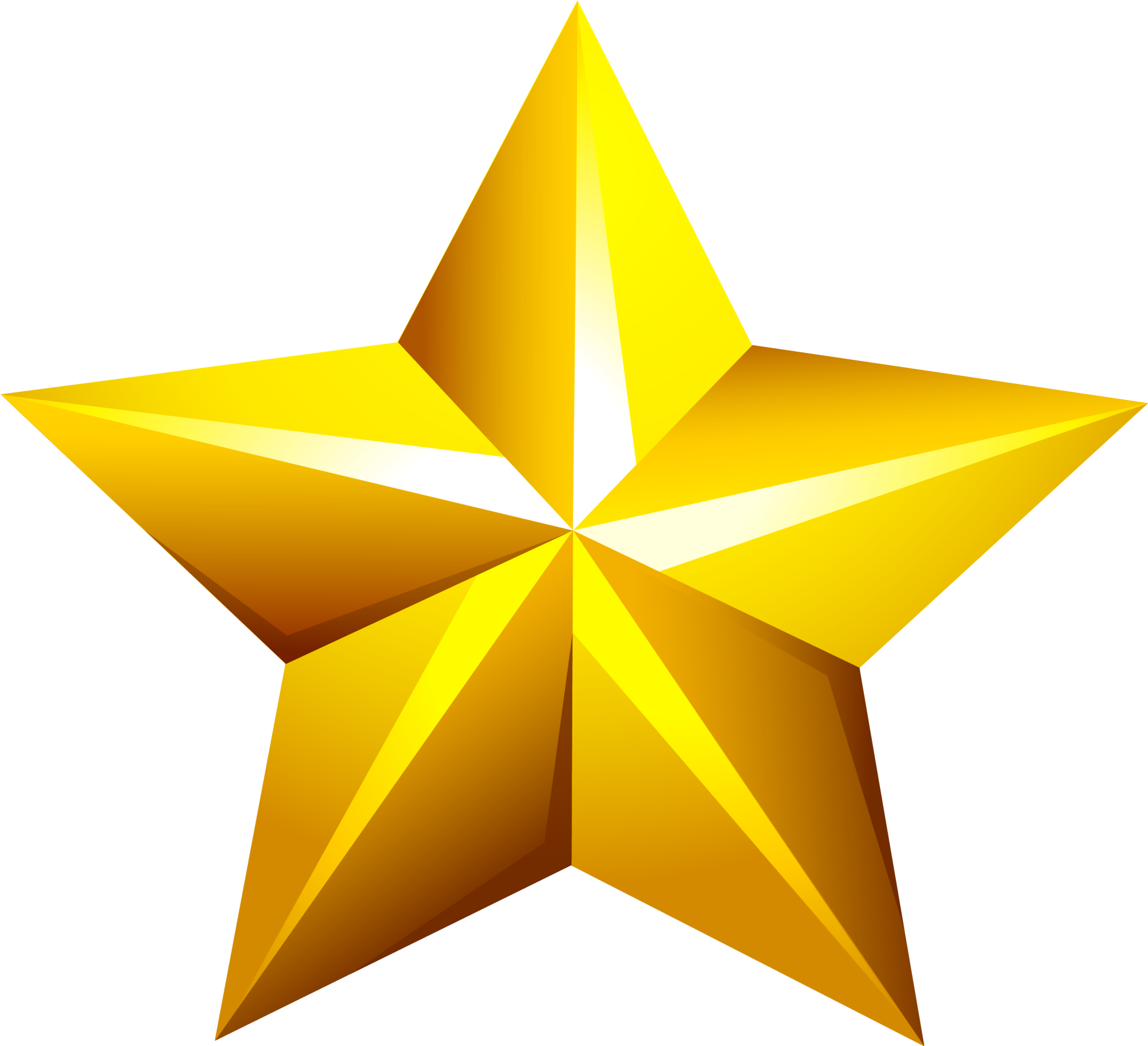 Golden Star3 D Graphic