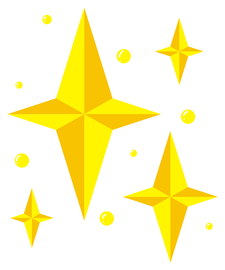 Golden Stars Illustration