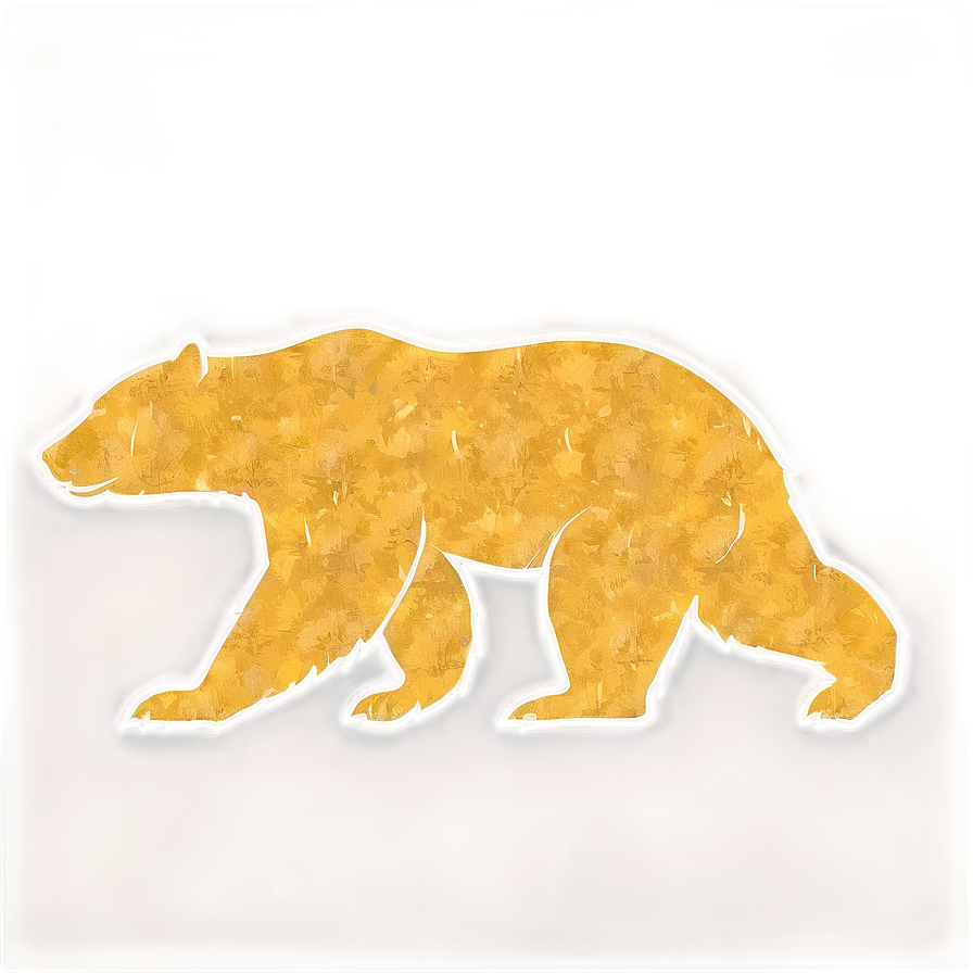 Golden State California Bear Png 06262024