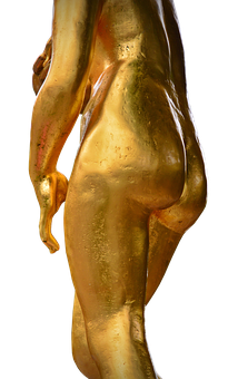 Golden Statue Close Up