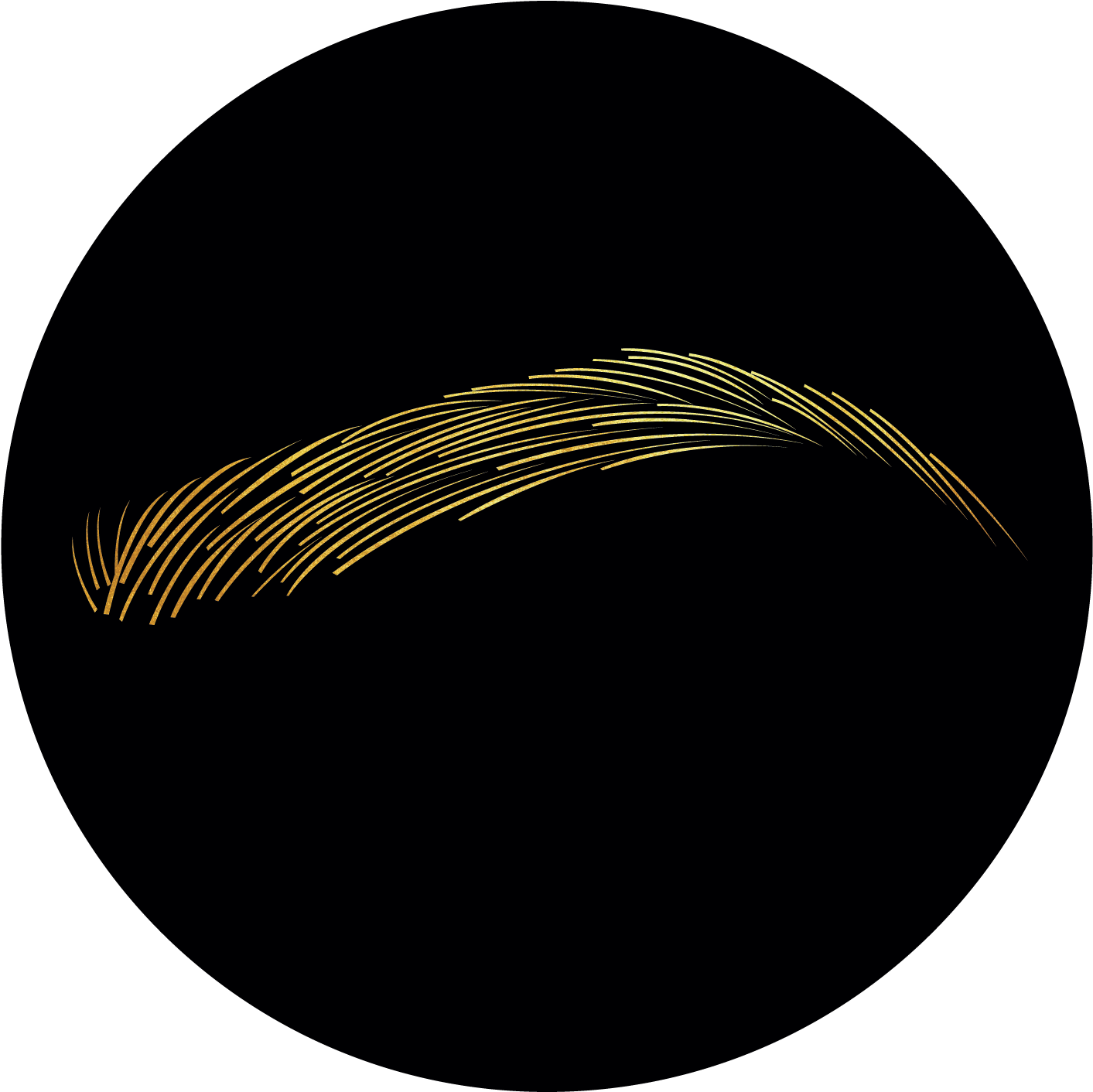 Golden Swoosh Graphic