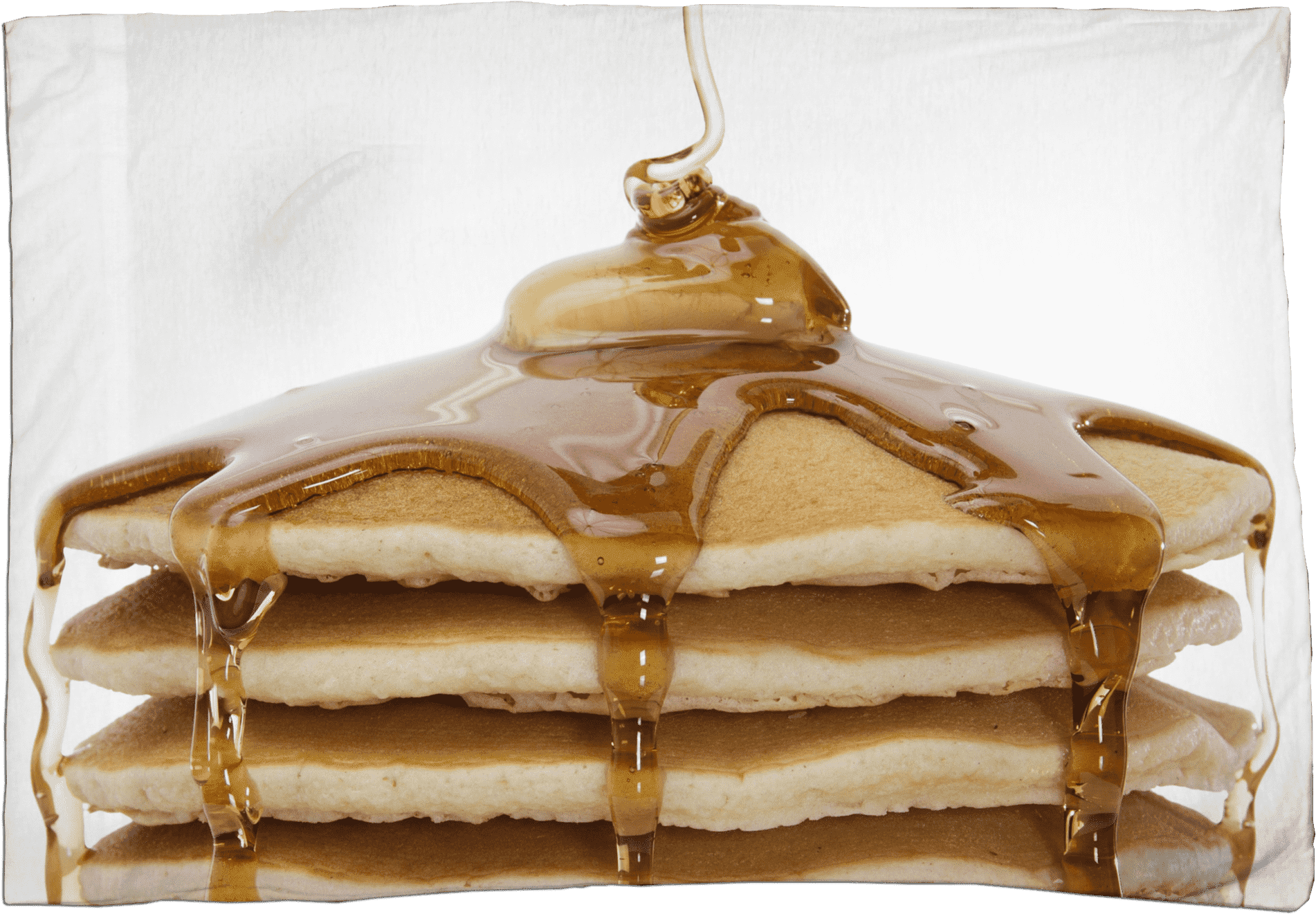 Golden Syrup Drizzleon Stackof Pancakes