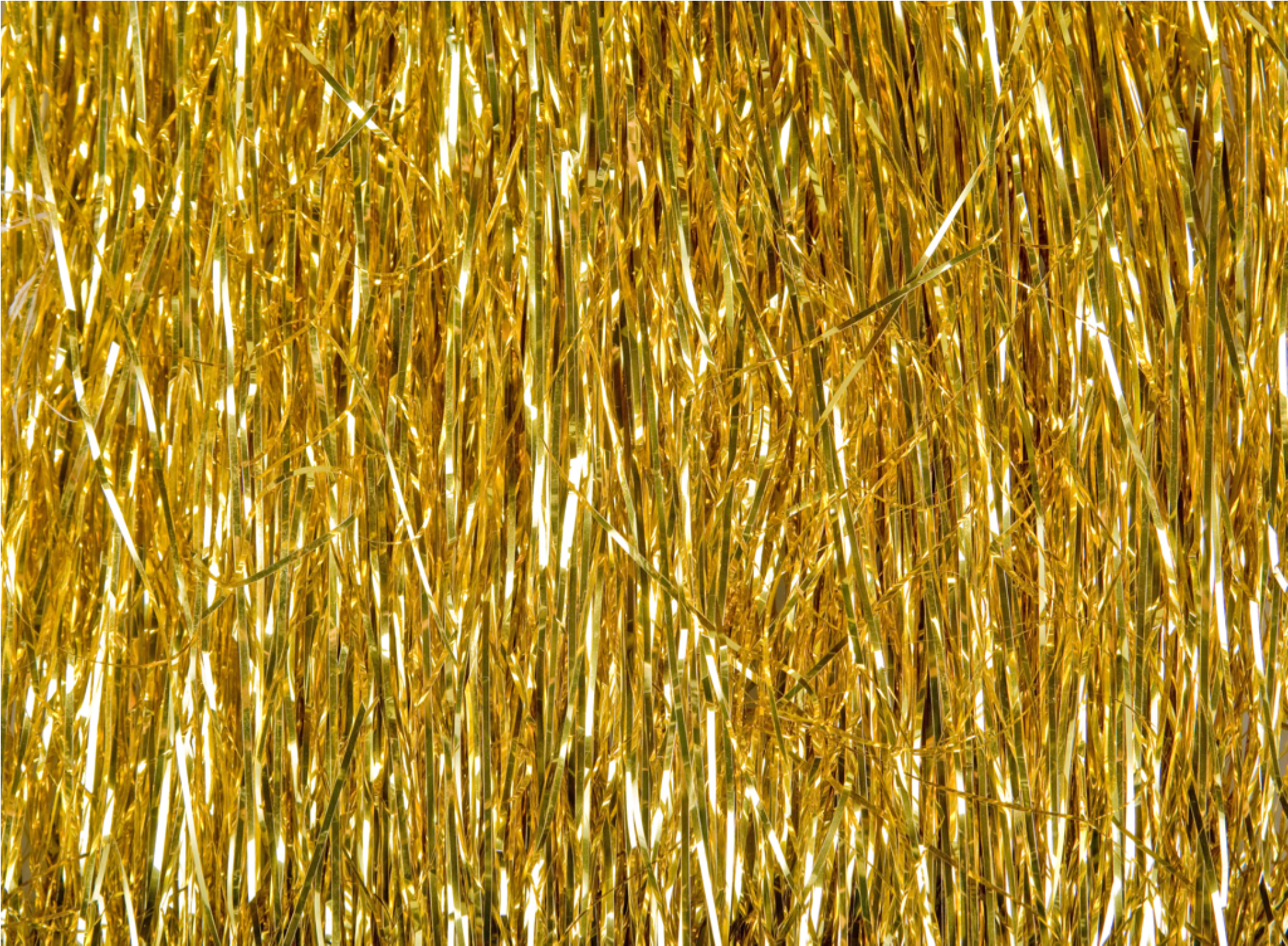 Golden Tinsel Texture Background