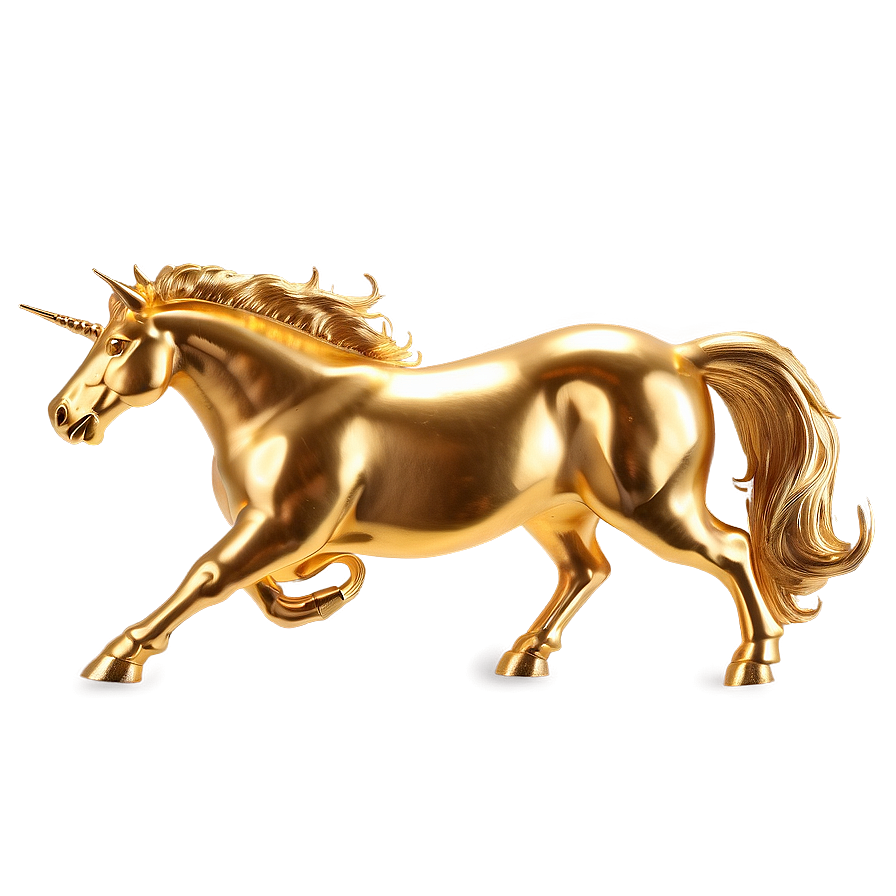 Golden Unicorn Png Sto24