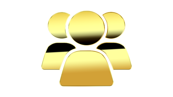 Golden User Group Icon