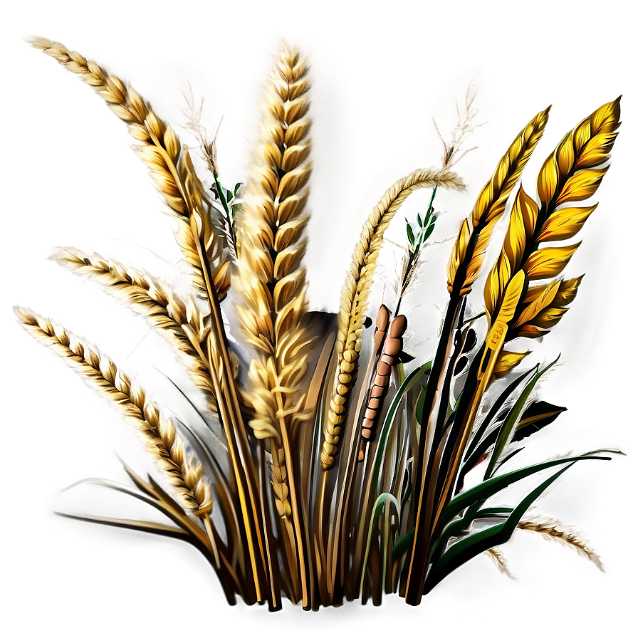 Golden Wild Grass Png Pxy12