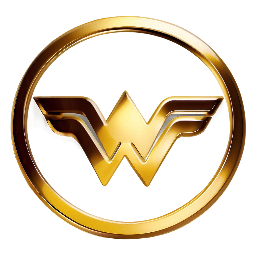 Golden Wonder Woman Logo Png 05252024