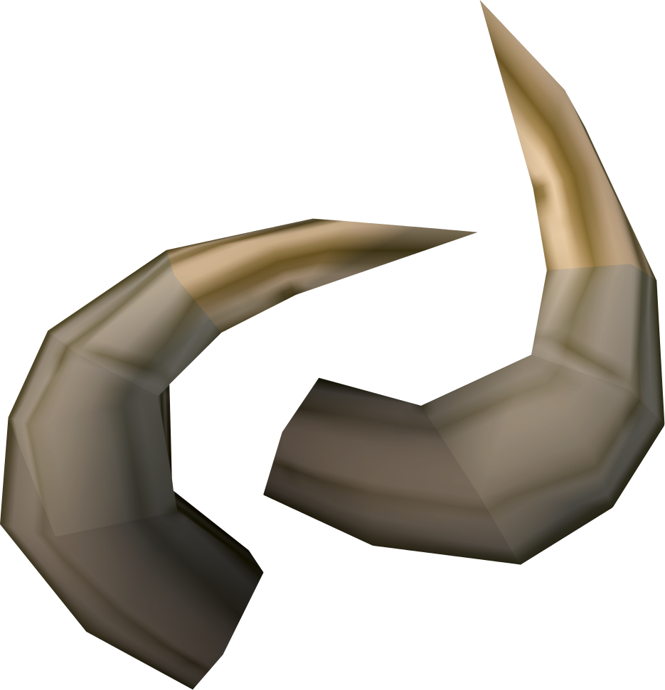 Golden3 D Rendered Horns