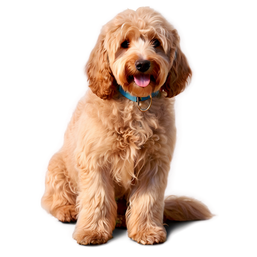 Goldendoodle At Sunset Png 65