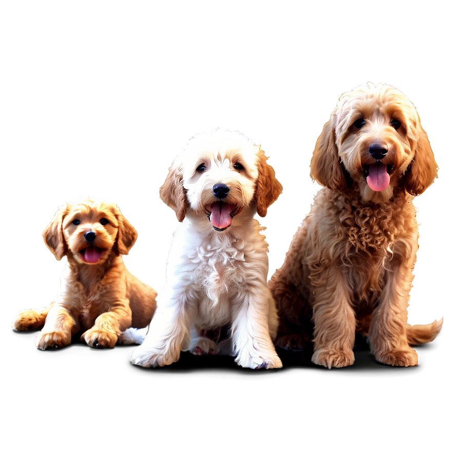 Goldendoodle Family Png 53