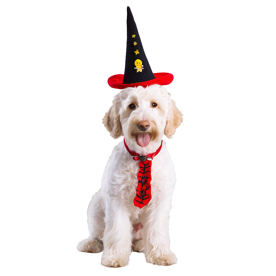 Goldendoodle In Costume Png 40