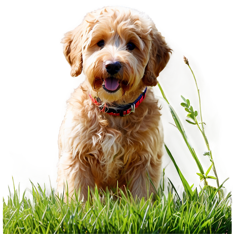 Goldendoodle In Grass Png 06262024