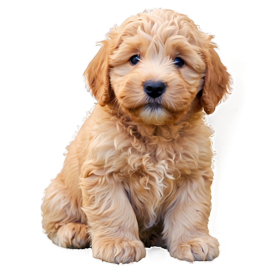 Goldendoodle Puppy Eyes Png Mpu