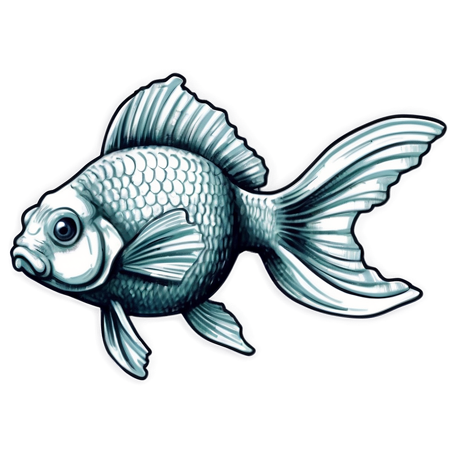 Goldfish Sketch Png 05212024