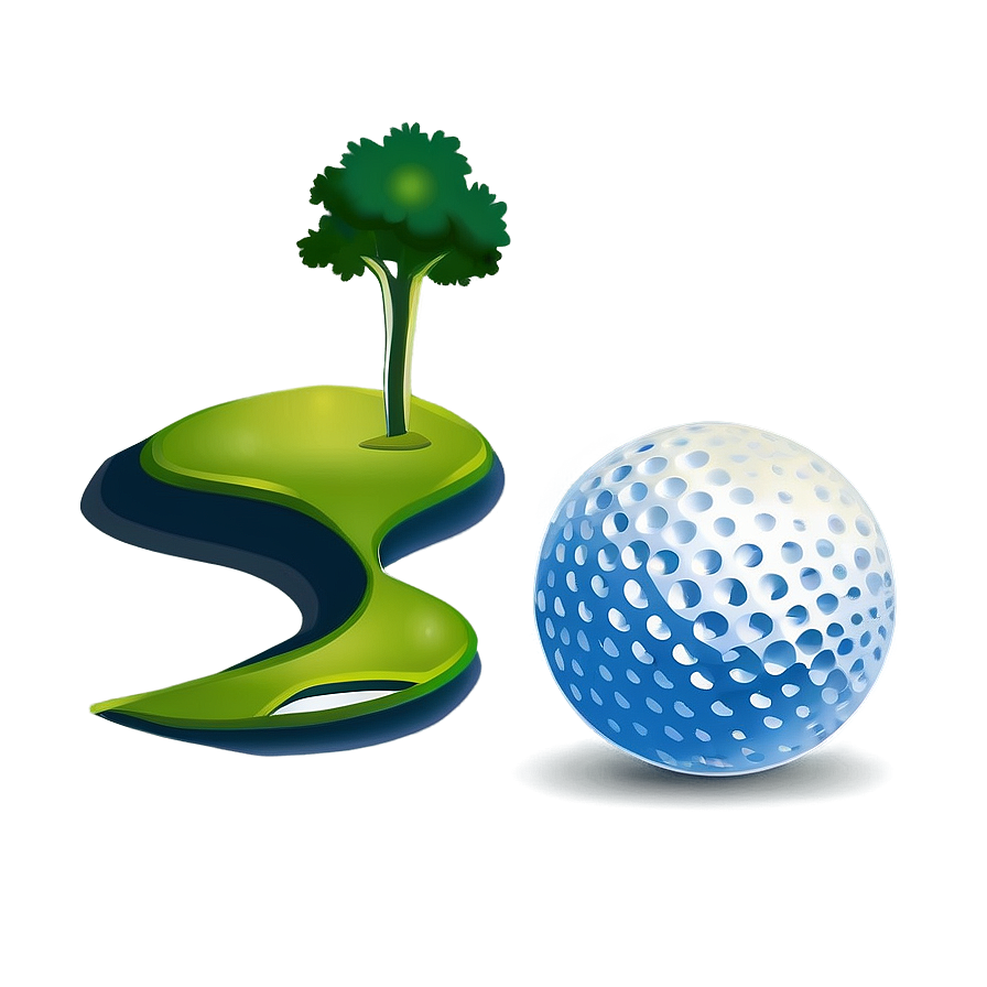 Golf Ball Drawing Png 05252024