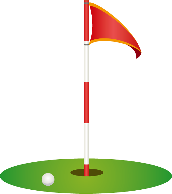 Golf Ball Near Hole With Flag