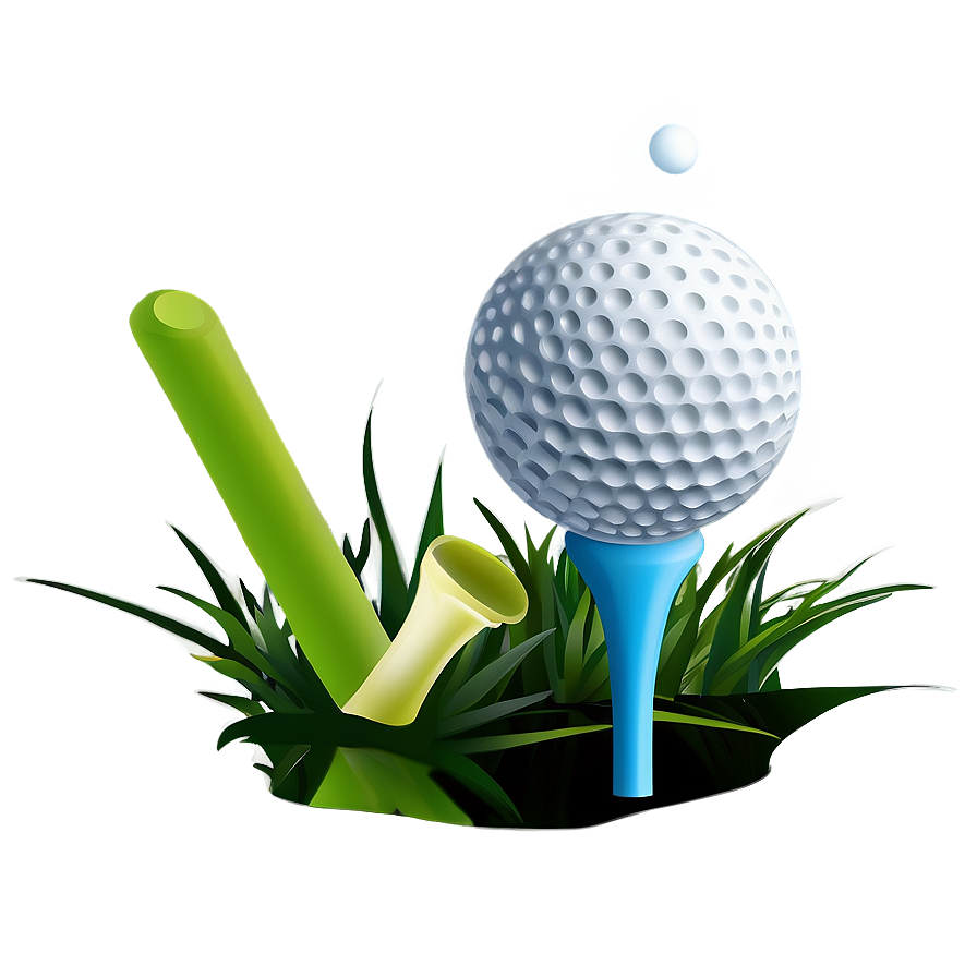 Golf Ball On Tee Png 72